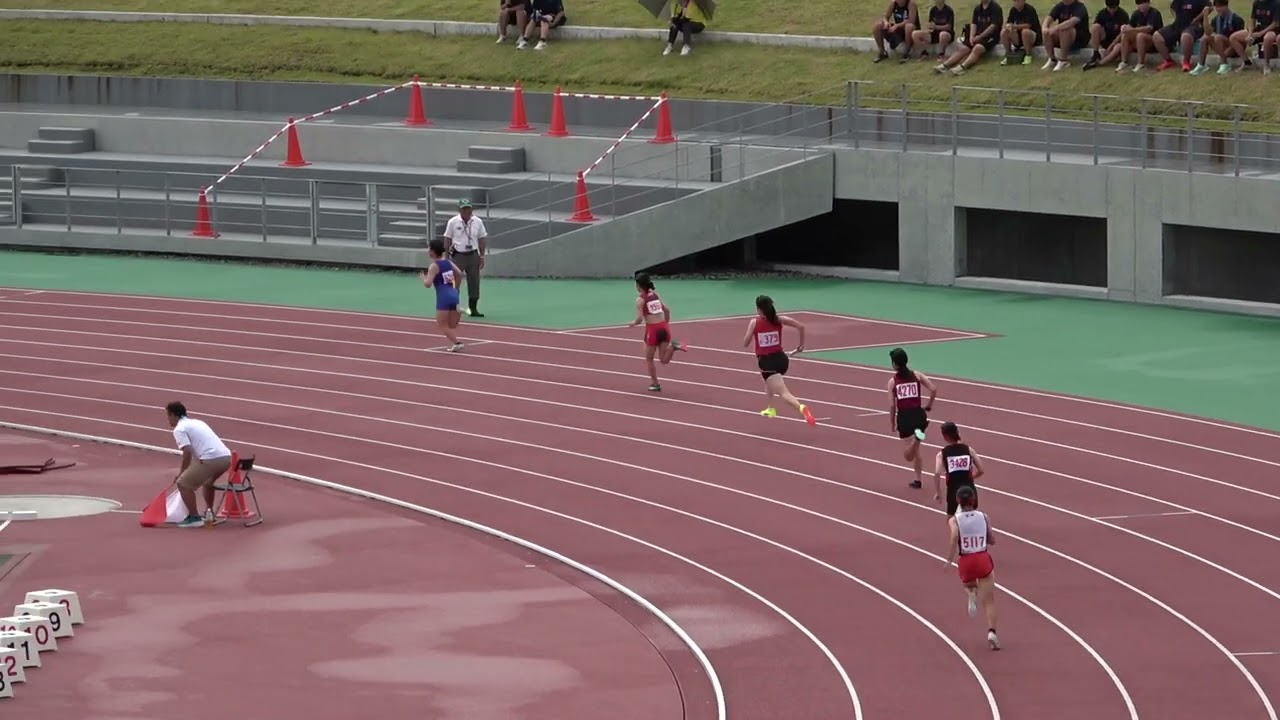 20250712100748宮崎県選手権OP女子4×100ｍＲ2組 小林中  宮　崎 52.33：竹村 梓希1・新倉 佐彩3・肥後 来美2・河島 椿3