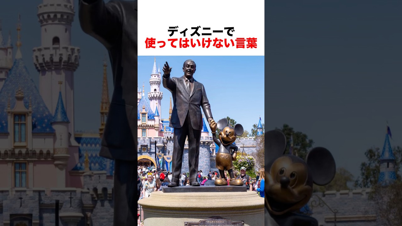 ディズニーで絶対に使ってはいけない言葉😱　#怖い話 #都市伝説 #ミステリー