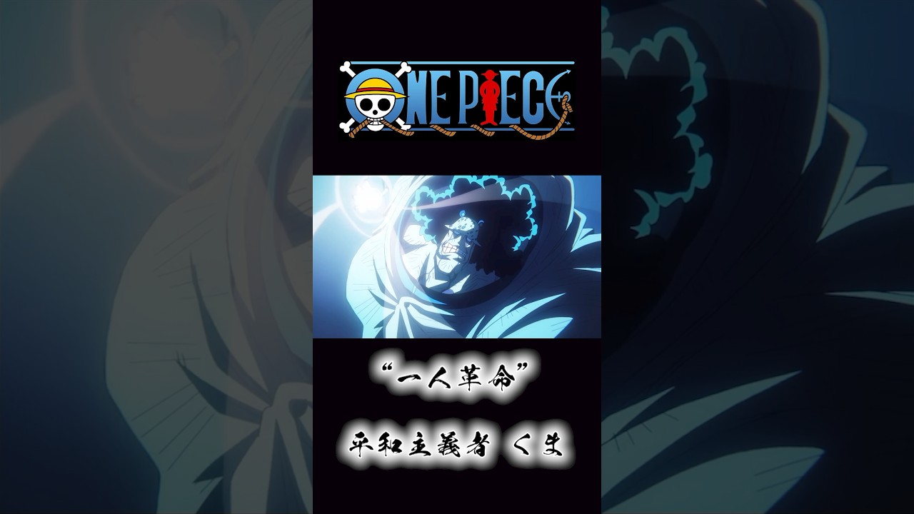 ONEPIECE “一人革命” 平和主義者 くま #onepiece #くま #革命軍