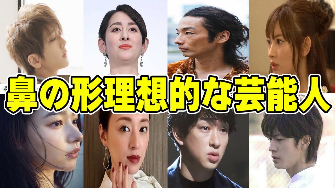 【雑談スレ】鼻の形が綺麗な芸能人【ガルちゃん芸能人】