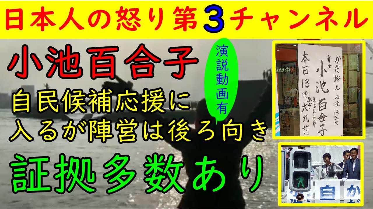 【小池百合子】兵庫自民の応援に入るも「なんで来るんだよ！」が本音・証拠写真も　#小池百合子 #兵庫 #自民党　#参院選