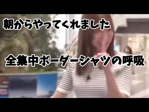 朝からやってくれました【かや予報】全集中ボーダーシャツの呼吸