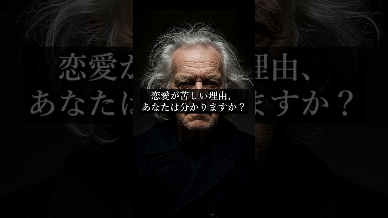 愛とは、美しい錯覚である “愛の正体” #心に響く言葉 #心の哲学#ショーペンハウアー #いい言葉