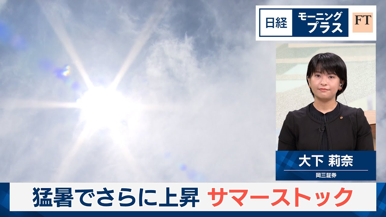 猛暑でさらに上昇　サマーストック【日経モープラFT】