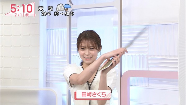 【画像】今日の河出奈都美さんと田﨑さくらさん　7.11