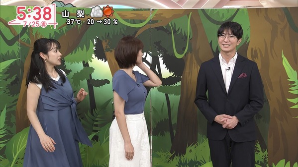 【画像】今日の河出奈都美さんと田﨑さくらさん　7.25