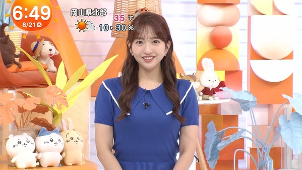 【画像】今日の藤本万梨乃さん　8.21