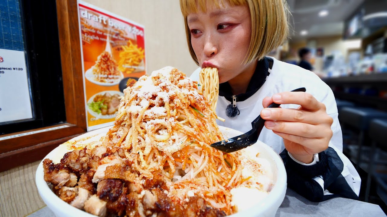 【大食い】いろいろあってしょぼくれてたら、伝説の動画になったあのお店で4kgの冷やし中華作ってもらって元気出た。麺屋アニキ【モッパン】【MUKBANG】