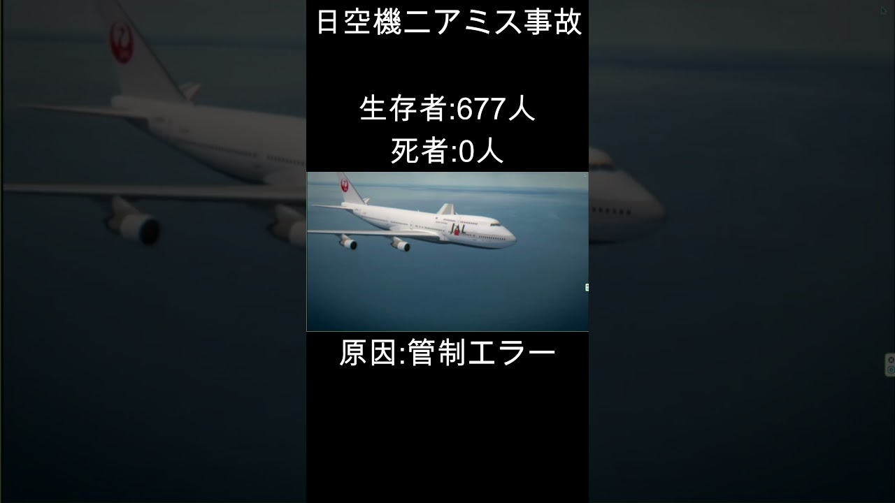 日航機ニアミス事故