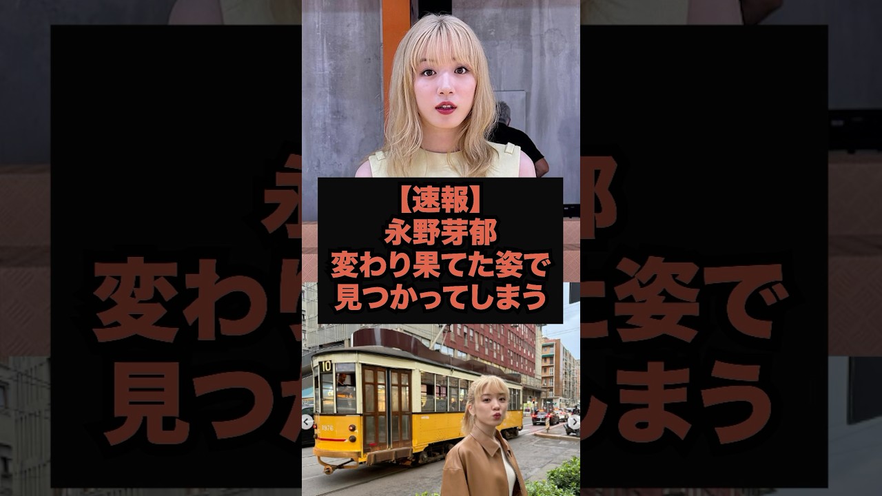 【速報】永野芽郁 が変わり果てた姿で見つかってしまう#永野芽郁#田中圭
