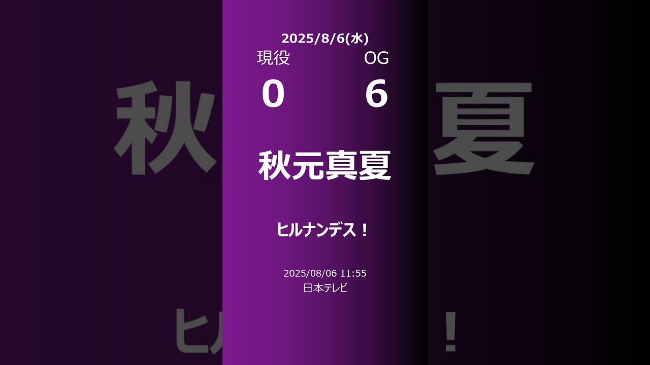【明日の乃木坂】現役・OG 2025/08/06 #shorts #乃木坂46 【番組出演】