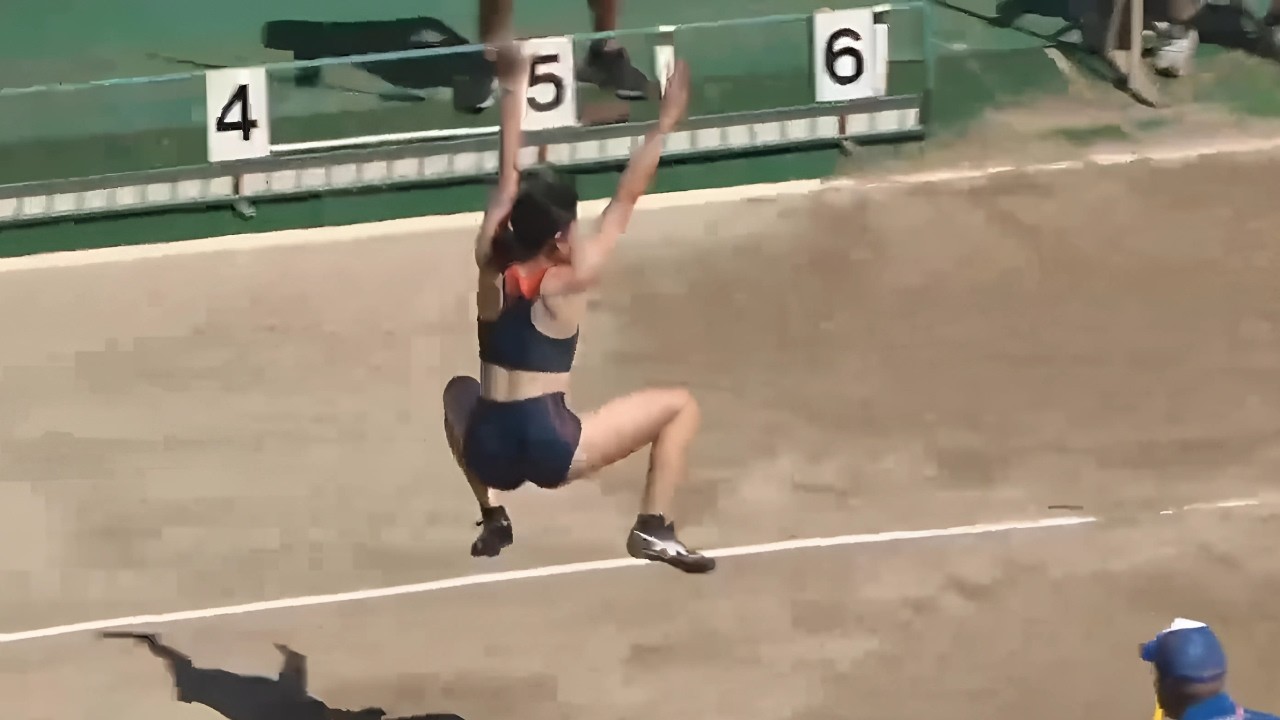 走り幅跳び 女子七種混合 1/2【インターハイ2025】#陸上女子