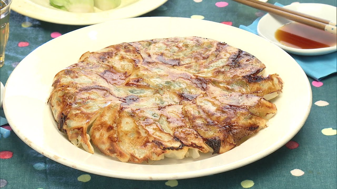 【3分クッキング公式】わんぱく餃子／チンゲンサイのオイルゆで