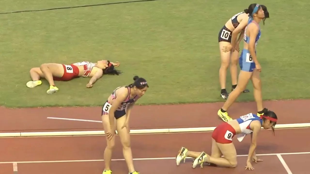 この暑さに倒れこむ    女子7種 800m 1・2組目【インターハイ2025】#陸上女子