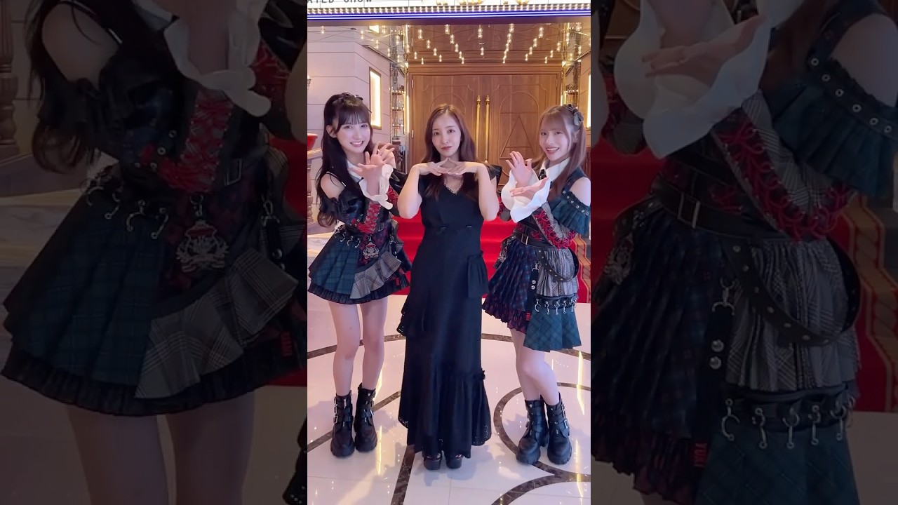 #板野友美 さんと #Everydayカチューシャ 🎀🫧 #長友彩海 #平田侑希 🧡au × AKB48 20thYear💗 Pontaポイントが当たるキャンペーン開催中💡