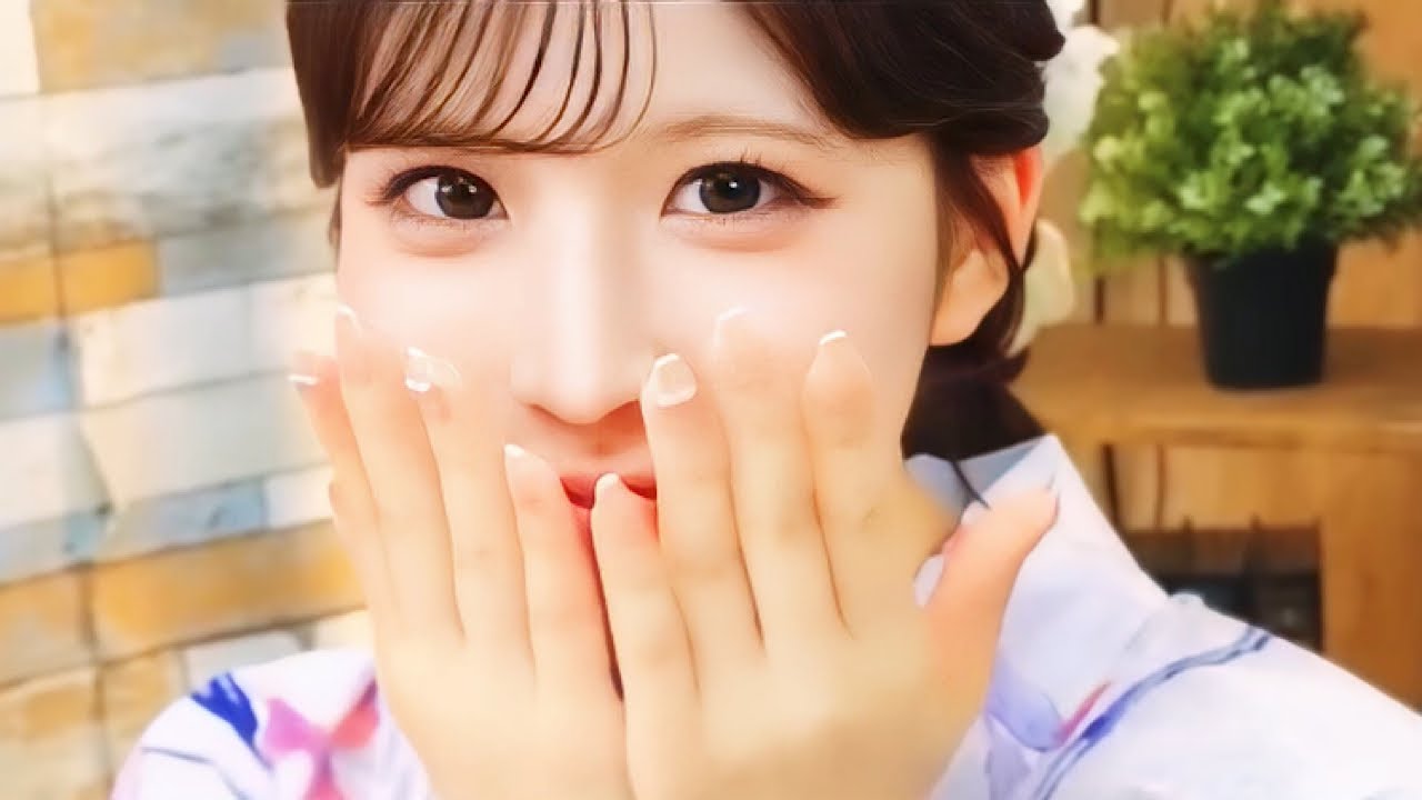 ドアップの一瞬で素敵な眼の輝きを放つ小林李衣奈さん