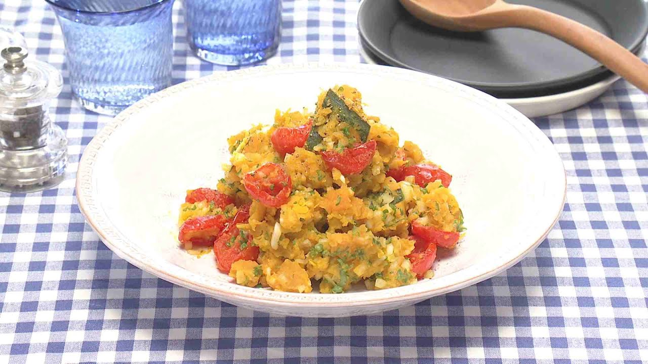 【3分クッキング公式】かぼちゃとドライトマトのサラダ／セミドライトマトのオイル漬け／きゅうりのマリネ