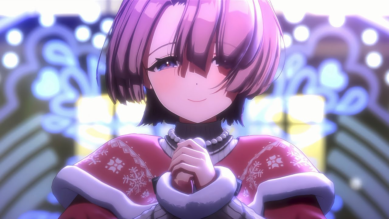 【学園アイドルマスター MV 4K】White Night! White Wish! 【学マス 有村麻央】