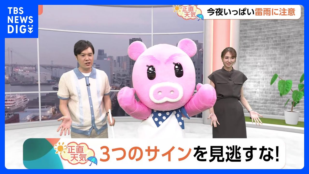 【8月22日 関東の天気】3つのサインを見逃すな！｜TBS NEWS DIG