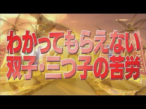 わかってもらえない双子・三つ子の苦労【踊る!さんま御殿!!公式】