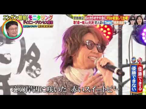 【モニタリング】柏木由紀「赤いスイートピー/松田聖子」＜ニンゲン観察モニタリング/カラオケ大会/見逃し配信/フル＞2025年8月21日 LIVE FULL