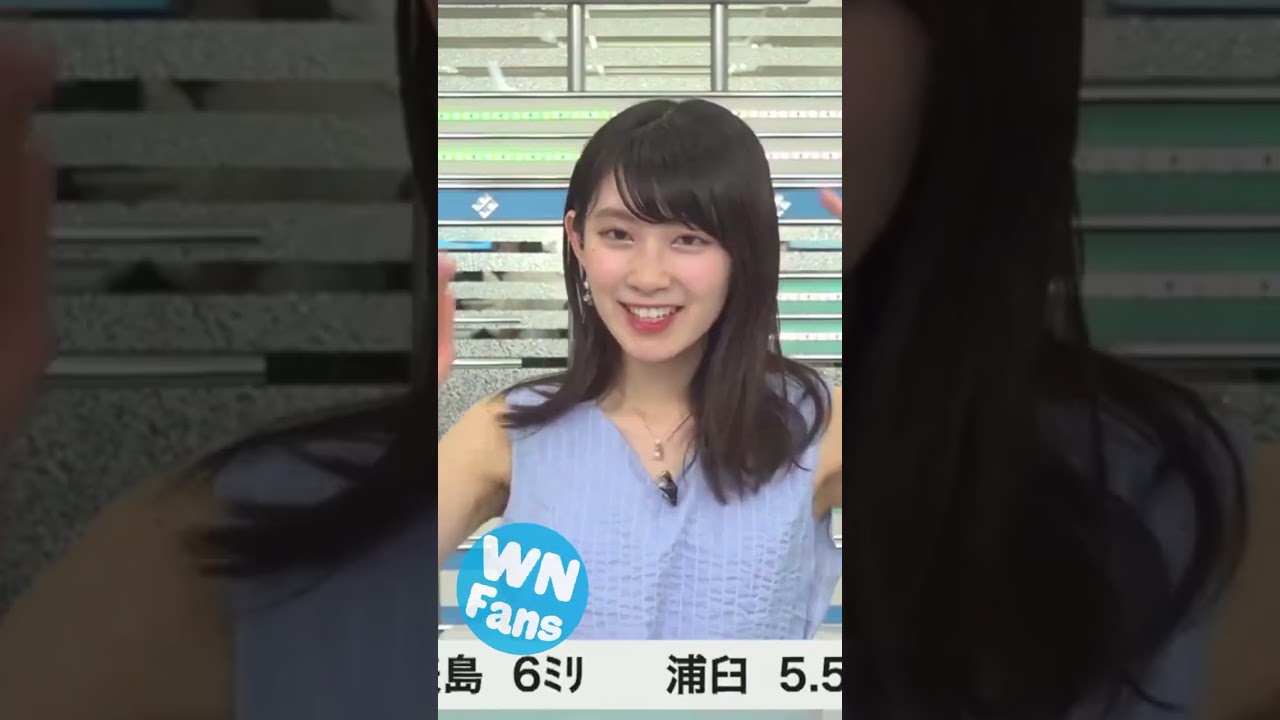 檜山ポーズ＾＾　#檜山沙耶　#ウェザーニュース
