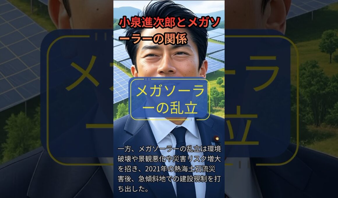 小泉進次郎とメガソーラーの関係