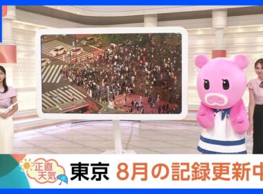 【8月26日 関東の天気】東京 8月の記録更新中｜TBS NEWS DIG