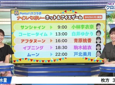 【山岸愛梨】【岡本結子リサ】クロストーク（250824 ウェザーニュースlive Evening　→　ウェザーニュースlive Moon）