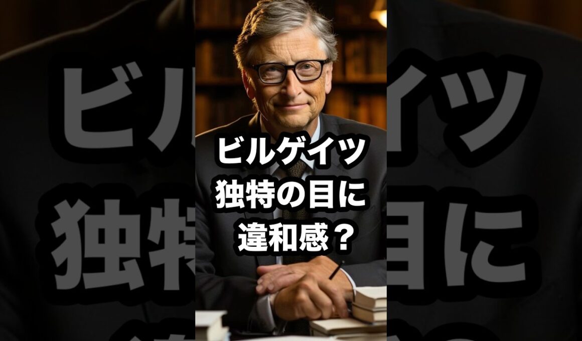 ビルゲイツ 独特の目に 違和感⁉️ #有働由美子 #ビル・ゲイツ #独特の目