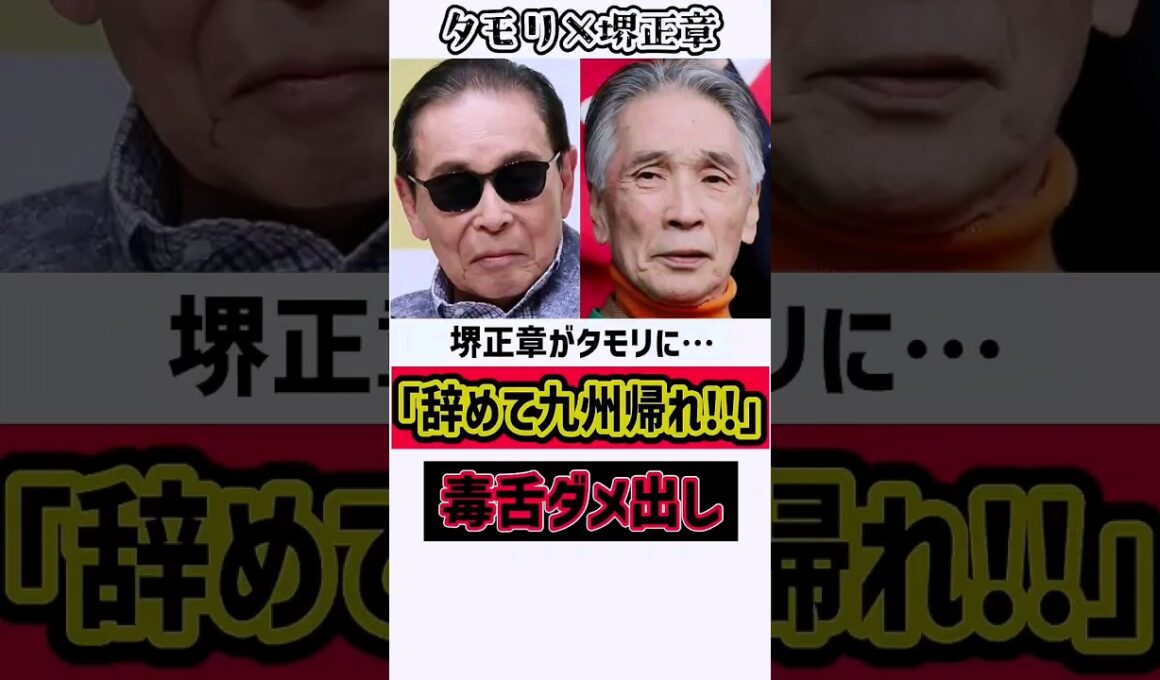 堺正章がタモリに「辞めて九州に帰りなさい！」　#堺正章 #タモリ #雑学