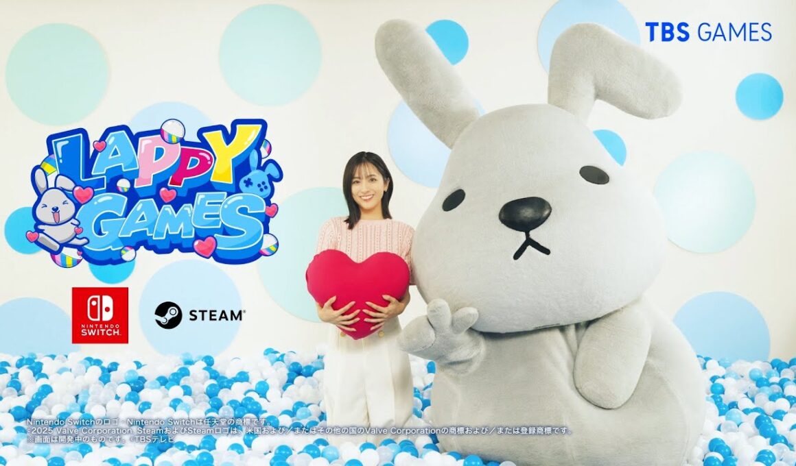 『ラヴィット！』でおなじみのラッピーが ｢LAPPY GAMES｣ になって登場！田村アナウンサーVer【TBS】
