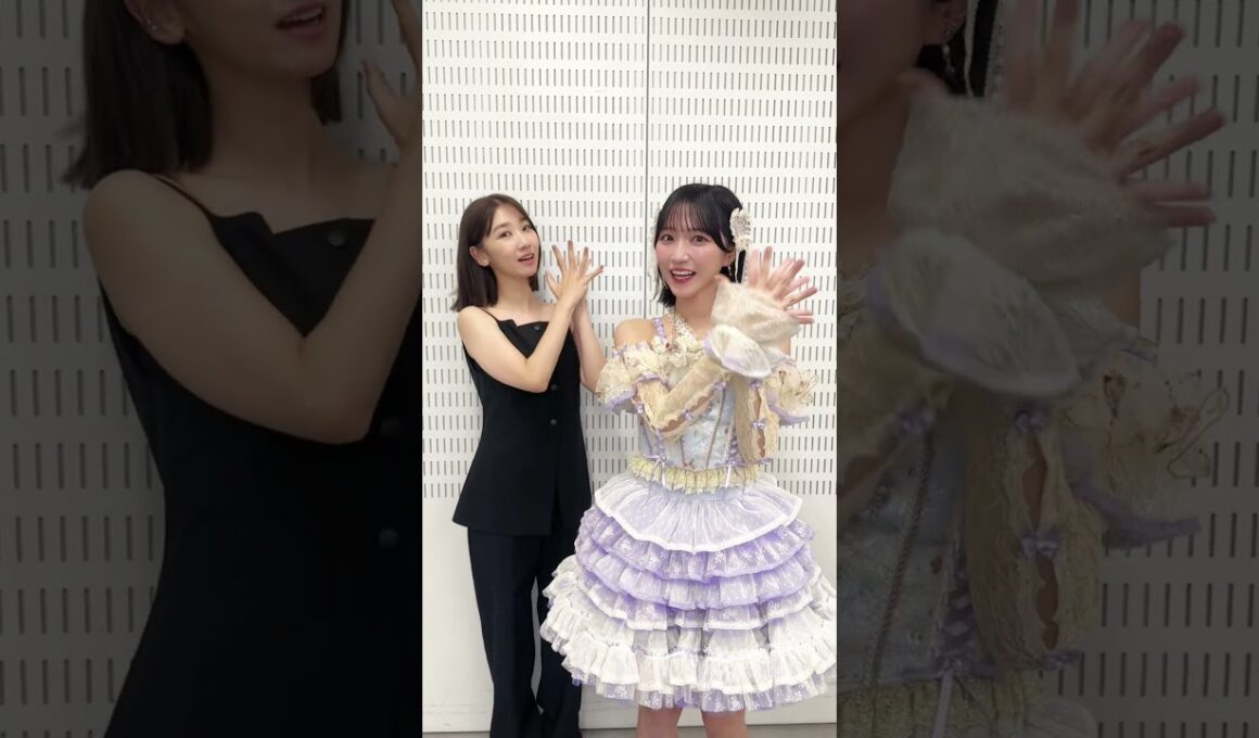 #柏木由紀 さんと『#内緒バナシ 』を撮影させていただきました🎐 #イコールラブ #野口衣織