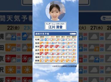 【週間天気】今週の天気は？#通勤タイパ #今週の天気