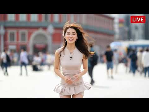 【放送事故】美人アナウンサーが強風での中継で大変な事に！　#ai美女 #aiart