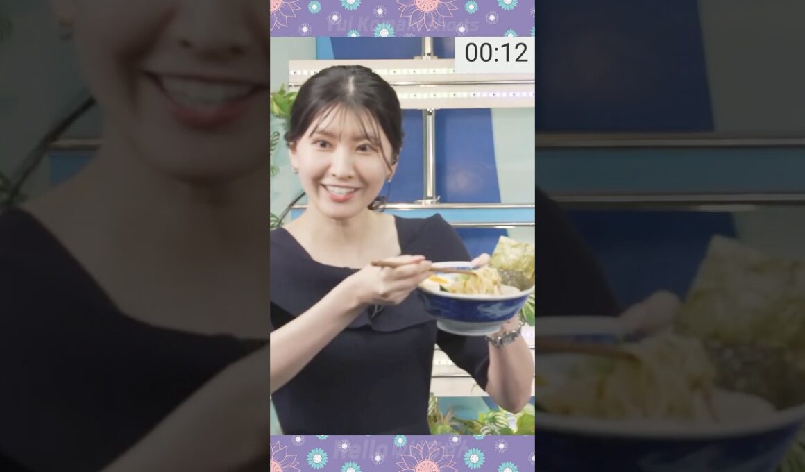 【駒木結衣】 万雷の拍手を浴びた冷やしラーメンプレゼン｜shorts