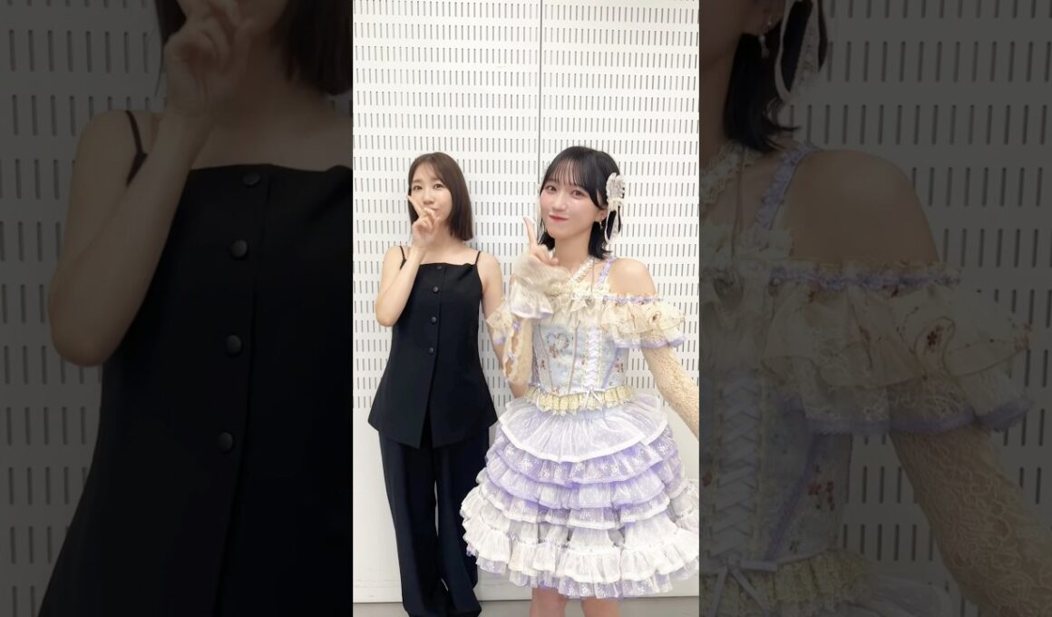 柏木由紀 さんと 『内緒バナシ 』を撮影させていただきました🎐゛ ありがとうございました✨ #イコールラブ #イコラブ #野口衣織 #柏木由紀