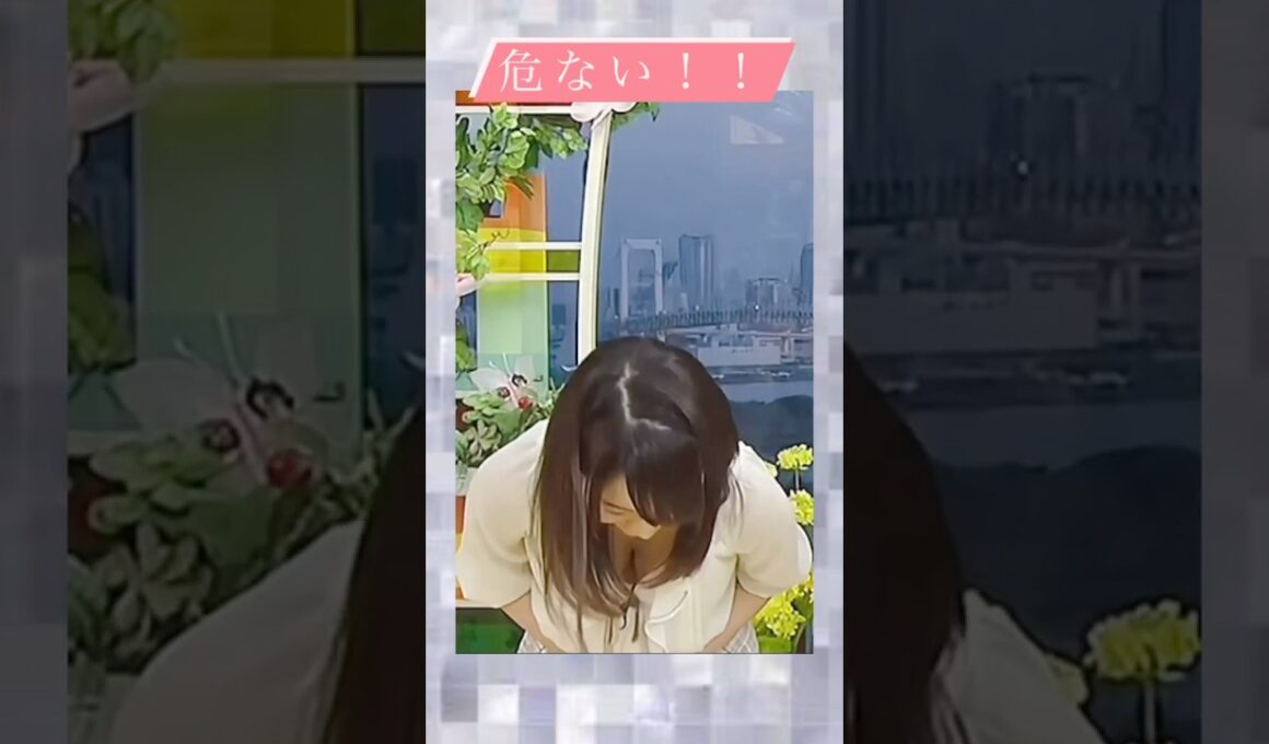 あ…危ない！」と思わず漏れた声の正体は、  高見侑里アナの“お宝すぎる”一瞬の美しさ。