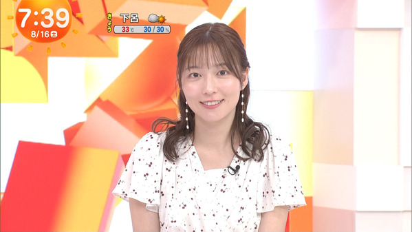 【画像】今日の阿部華也子さん　8.16