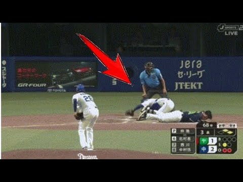 中日・仲地礼亜、危険球退場！146キロ直球がヤクルト・北村恵吾の頭部に直撃【第19戦】
