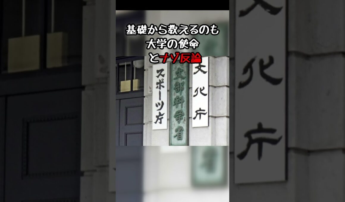 【悲報】財務省よりヤバい省庁みつかる　#大学バブル #税金のムダ #留学生利権 #文科省 #財務省 #天下り #少子化 #教育改革 #奨学金地獄 #日本の闇
