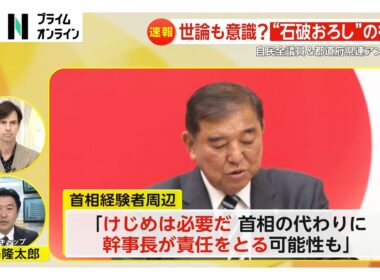 自民党全議員＆都道府県連にアンケート　総裁選前倒し「要求」2割の背景