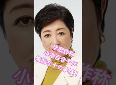 学歴詐称小池百合子が無能な十の事情を北村弁護士が大暴露！ #www #https #10月17日 #歴史 #部落 #東京都知事