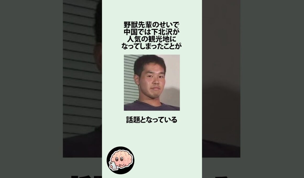 野獣先輩のせいで下北沢が中国で有名観光地になった件