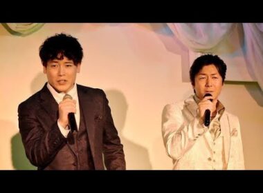男石宜隆と木村徹二が東京・青山で「1日遅れのバレンタインライブ~ストレートな愛をお届けします~」を開催し全21曲を披露 二人の仲良しエピソードなど kk mongen