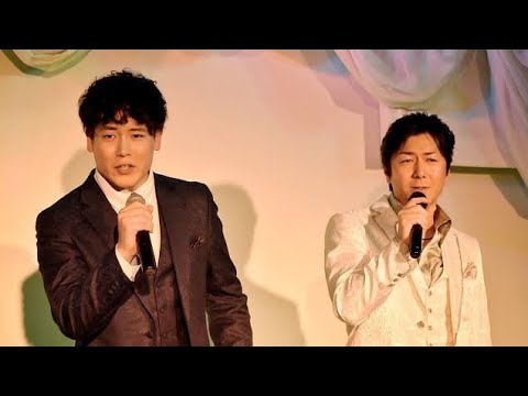 男石宜隆と木村徹二が東京・青山で「1日遅れのバレンタインライブ~ストレートな愛をお届けします~」を開催し全21曲を披露 二人の仲良しエピソードなど kk mongen