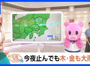 【9月4日 関東の天気】今夜止んでも木・金も大雨｜TBS NEWS DIG