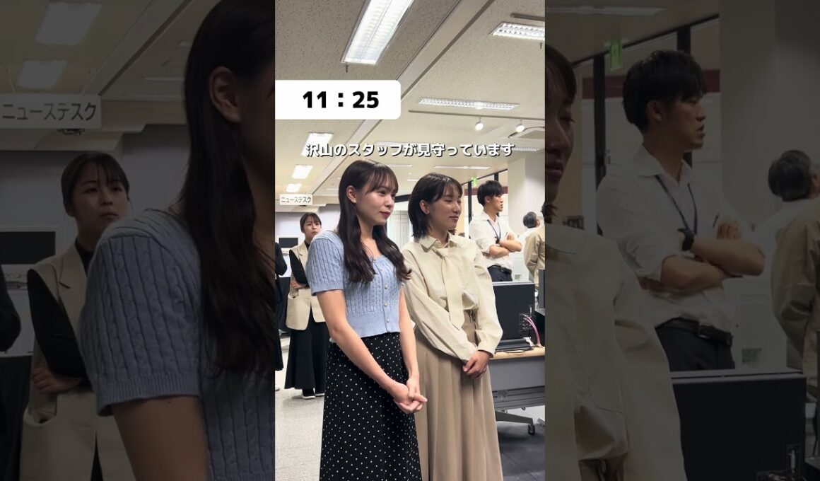 新人の堀元優花アナウンサーの初鳴きの日に密着しました【Part2】