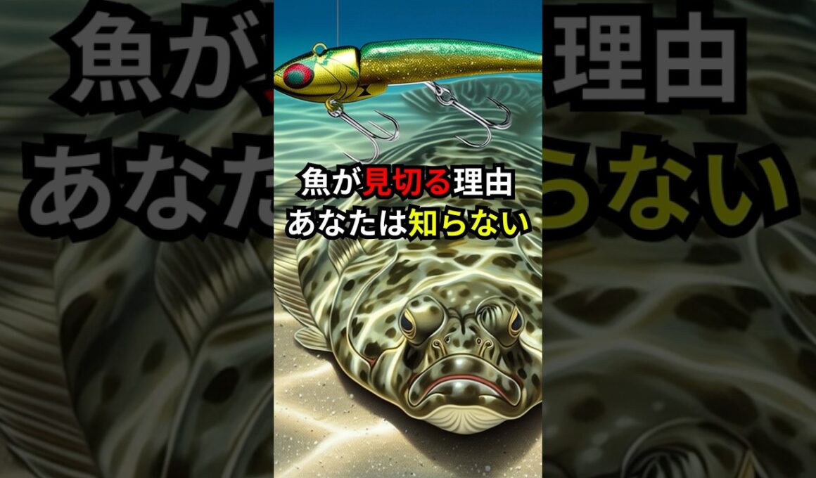 魚がルアーを見切る本当の理由、あなたは知らない