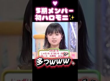 5期メンバー初ハロモニ挨拶✨💕 #紺野あさ美 #高橋愛 #小川麻琴 #新垣里沙 #ハロモニ #ハロプロ #ハロプロの良さを広めたい #モーニング娘 #5期 #モー娘 #かわいい #初期 #黄金期